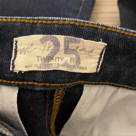 Free People We the Free Flip It and Reverse It Flare Retro Jeans Size 25 - Picture 9 of 16